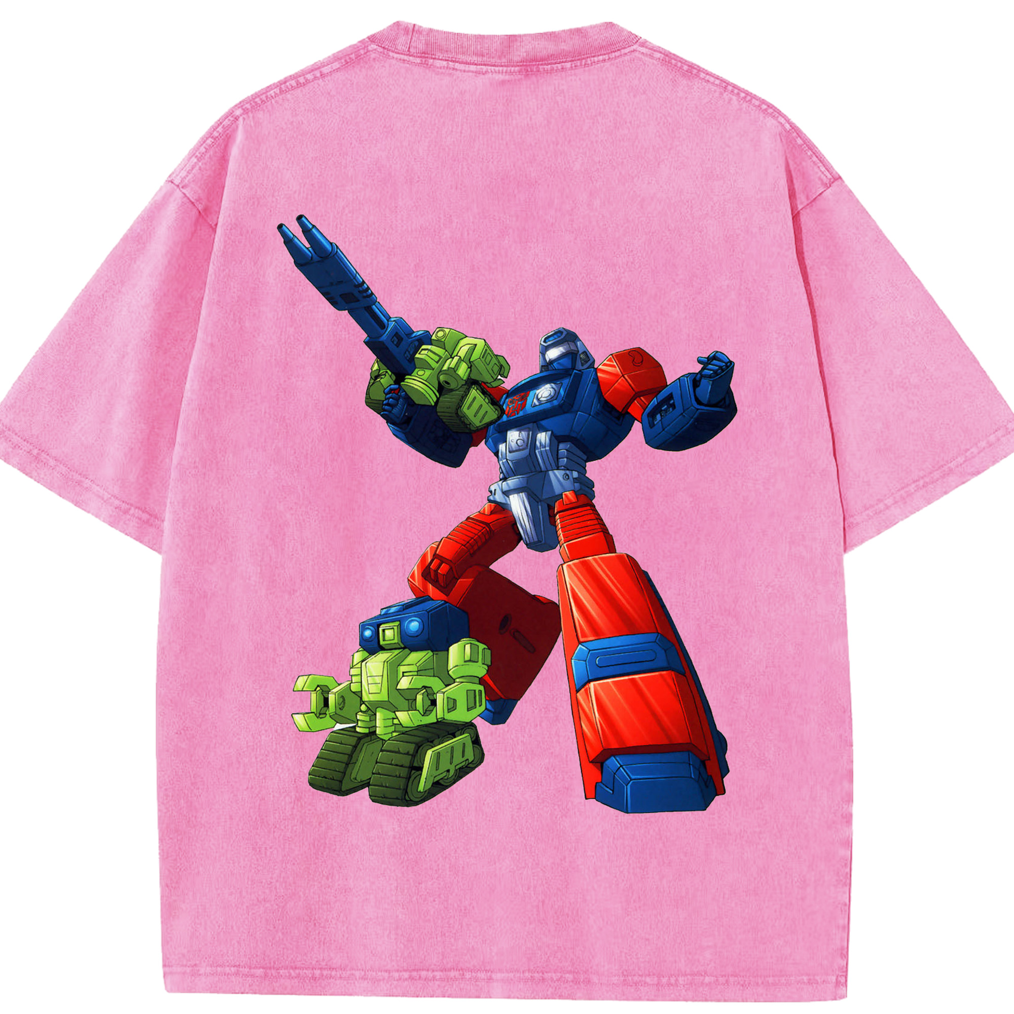 （画像用）  綿100% ヴィンテージ風 半袖Tシャツ（背面プリント）